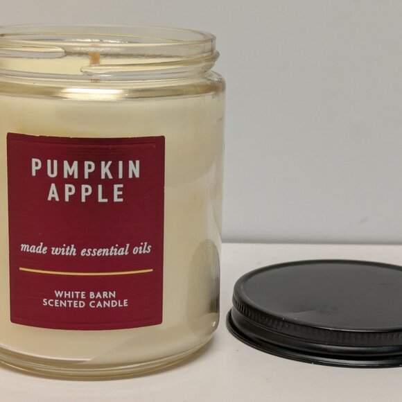 NEW! Bath & Body Works Glass Tumbler Candle - Apple Pumpkin, 7oz (198g) - Picture 2 of 4